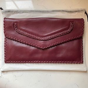 Burgundy Sondra Roberta Clutch